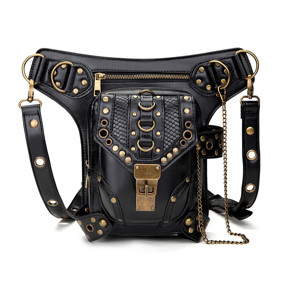 Lady Pockets Retro Messenger Bags Punk Vintage Steampunk