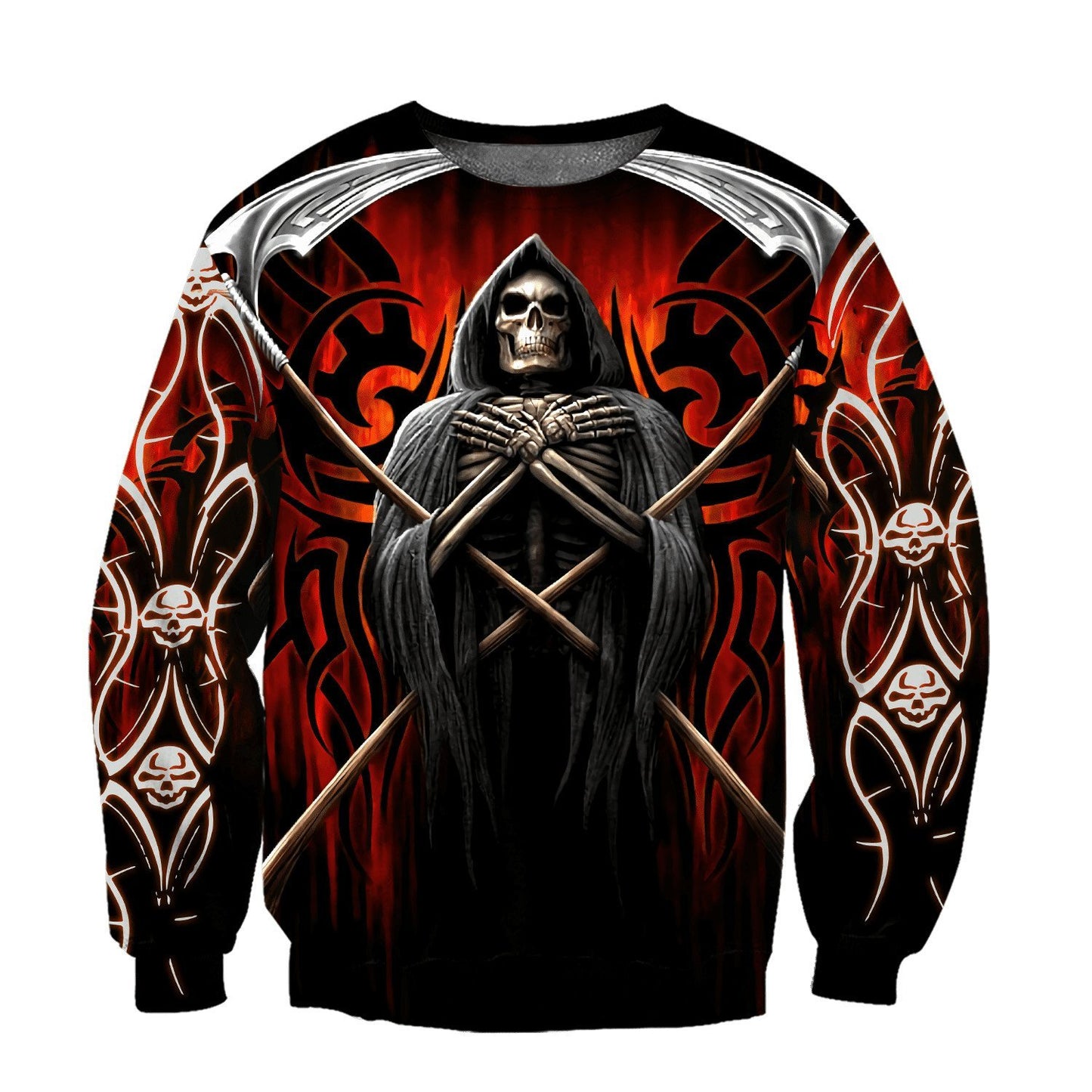 Beautiful Skull Tattoo 3D All Over Printed Unisex Deluxe Hoodie Men Sweatshirt Zip Pullover Casual Jacket