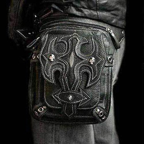 Gothic Steampunk Skull Bag New Women Messenger Bag