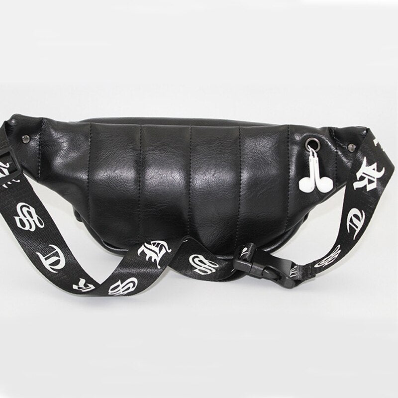 Chest Bag For Men Leather Skull Belt Bags Women