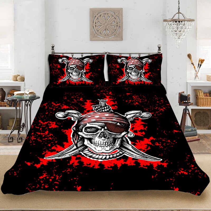 Yi chu xin sugar skull bedding set king size duvet cover
