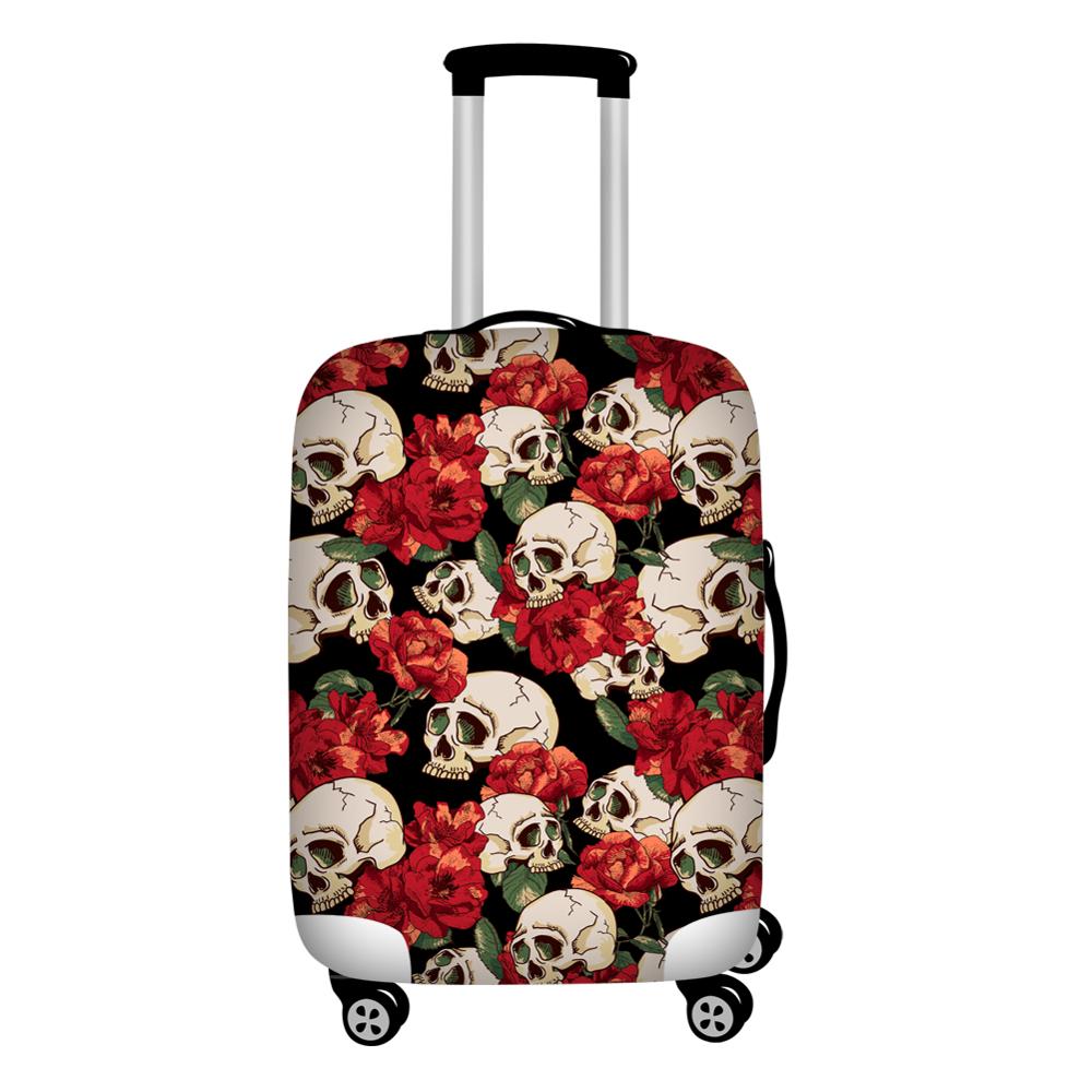 Sugar Skull Dust-proof Luggage Cover Suitcase Protective Bag Case
