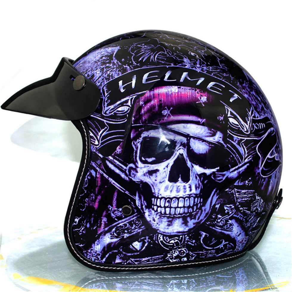 HOT 3/4 retro vintage helmet open helmets cascos capacetes helmet motorcycle helmets shields can add bubble visor