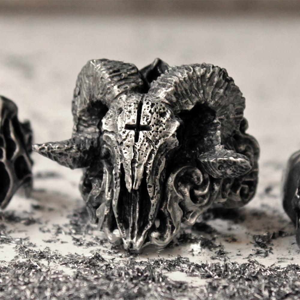 Skull Ring Men 316L Stainless Steel