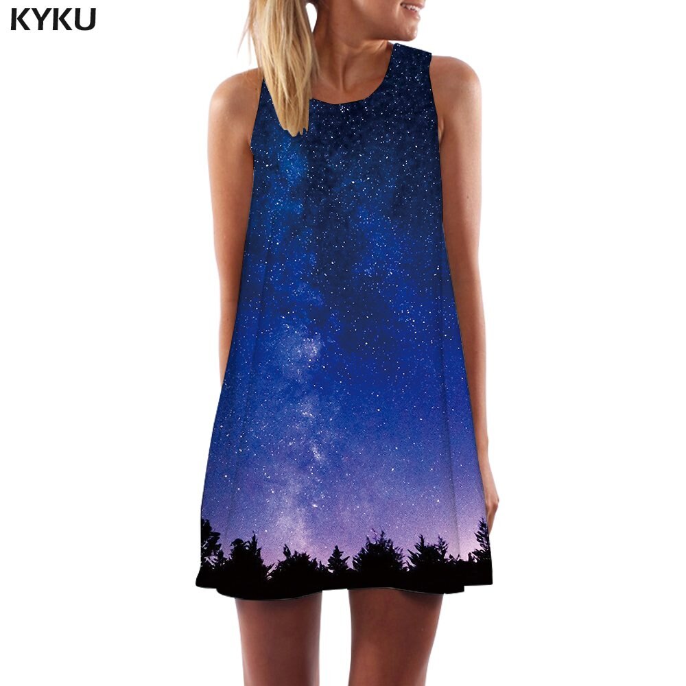 Skull Dress Women Band Party Music Sexy Metal Beach Cosplay