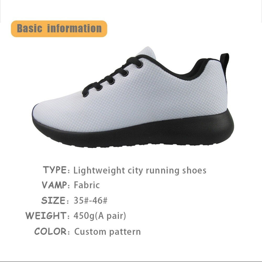 Ladies Flats Shoes Lace Up Classic Sugar Skulls Printing Women