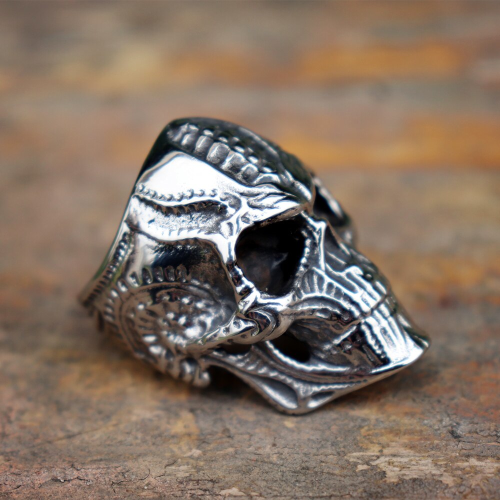 Men's Steampunk Mechanical Skull Stainless Steel