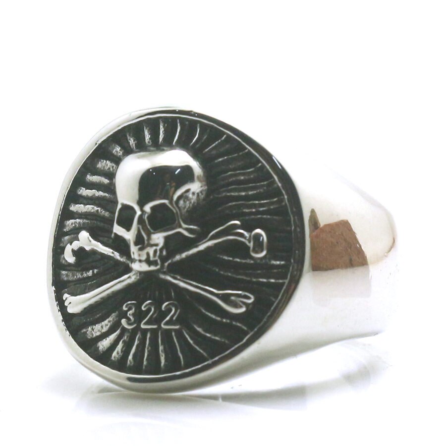 Stainless Steel Cool 322 Pirate Skull Newest Ring