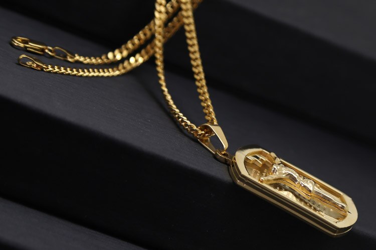 Pendant 24"inch Miami Cuban Chain Hip Hop Necklace