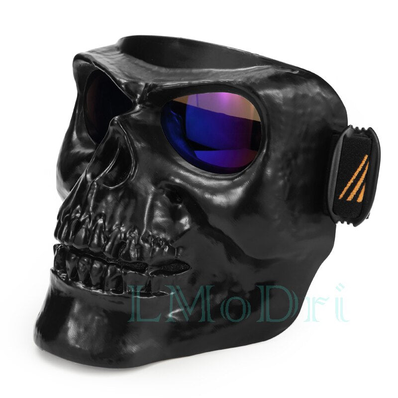 Motorcycle Goggles Helmet Mask Outdoor Riding Motocross Skulls Windproof