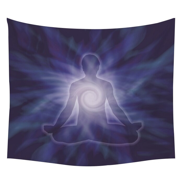 Yoga Buddha Wall Tapestry Sugar Skulls Tapestry Galaxy Customized Pillow