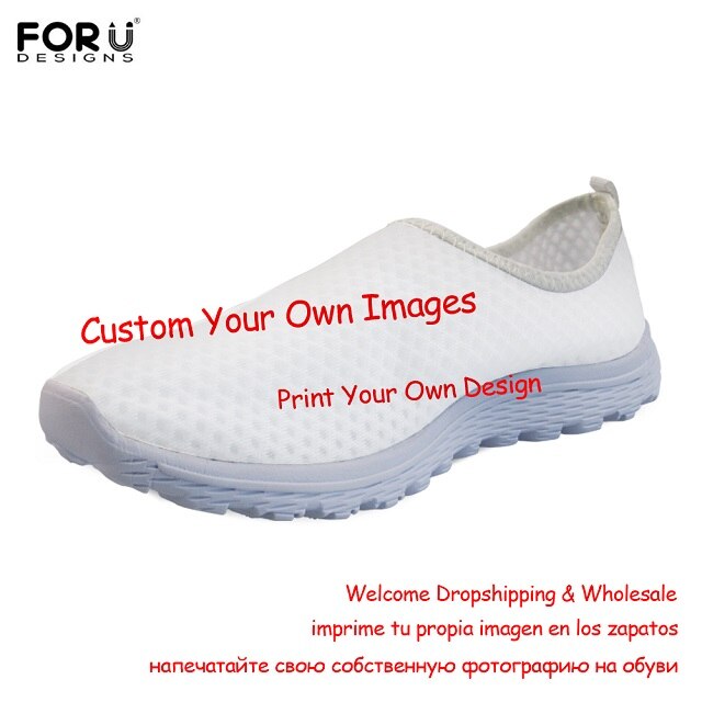 Skull Galaxy Printing Girl Mesh Flats School Student Casual Walking Sneakers