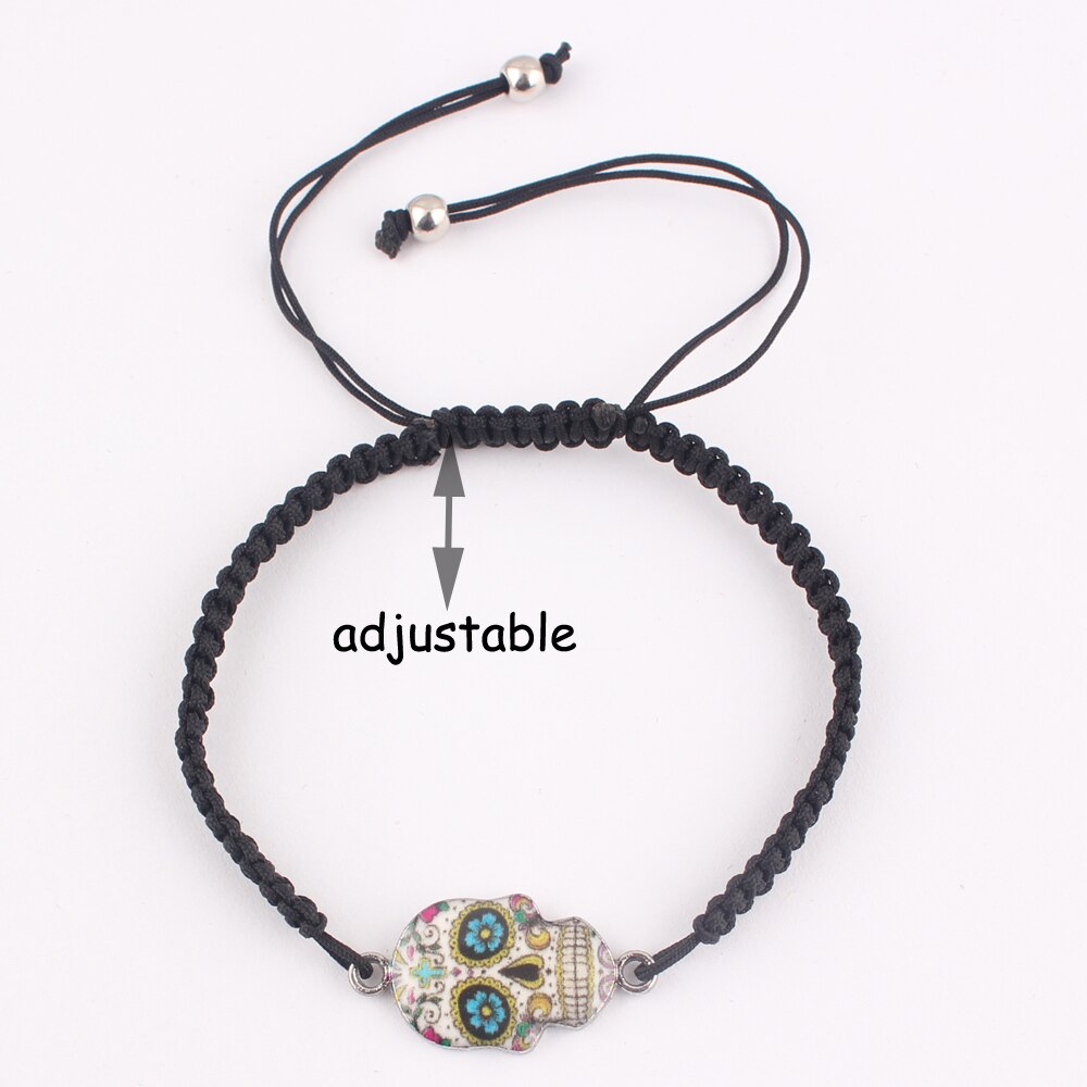 Hot Sale Skull Charms Bracelets For Women Men Fashion Jewelry Adjustable Bracelets