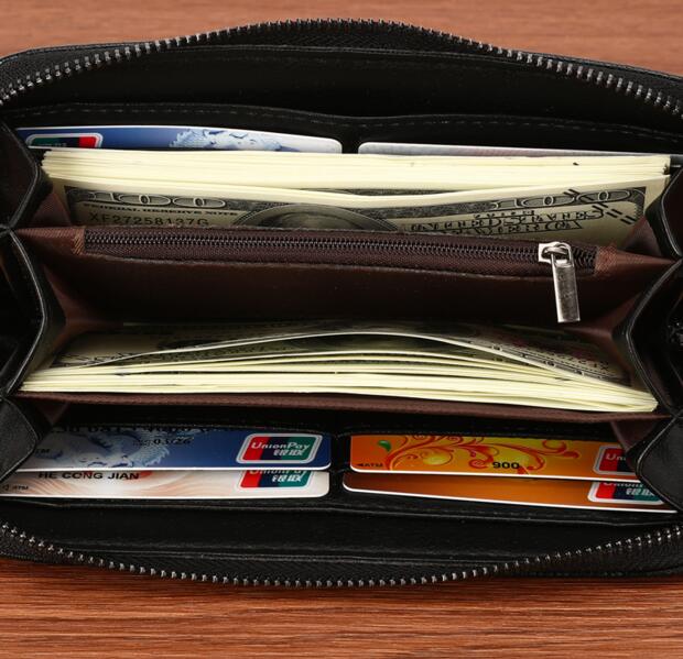 HOT 2020 Men's Wallet Rivets/Skull/Beard Decoration Purse