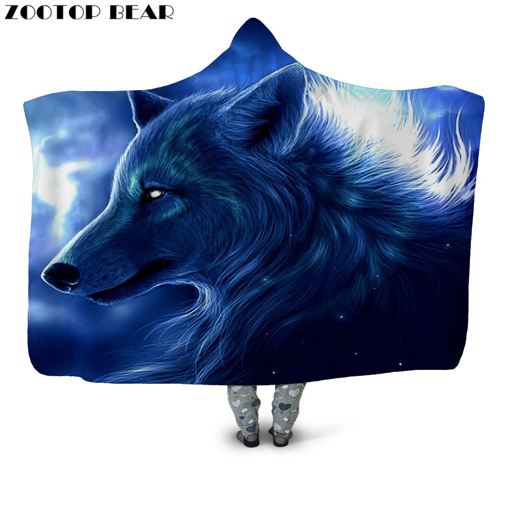 Color Butterfly Hooded Blanket Anime Bedding Brand Casual Fashion Skull