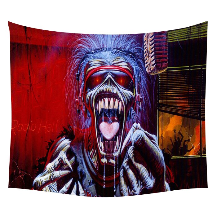 Yoga Buddha Wall Tapestry Sugar Skulls Tapestry Galaxy Customized Pillow