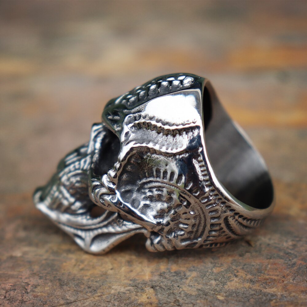 Men's Steampunk Mechanical Skull Stainless Steel