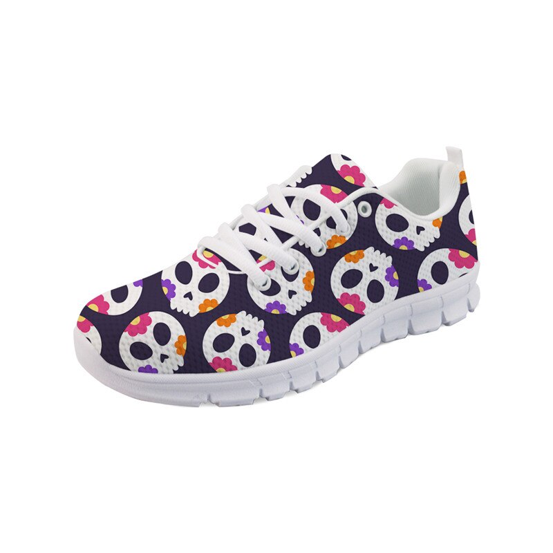 Summer Slip-on 3D Skull Print Trend Women Flats