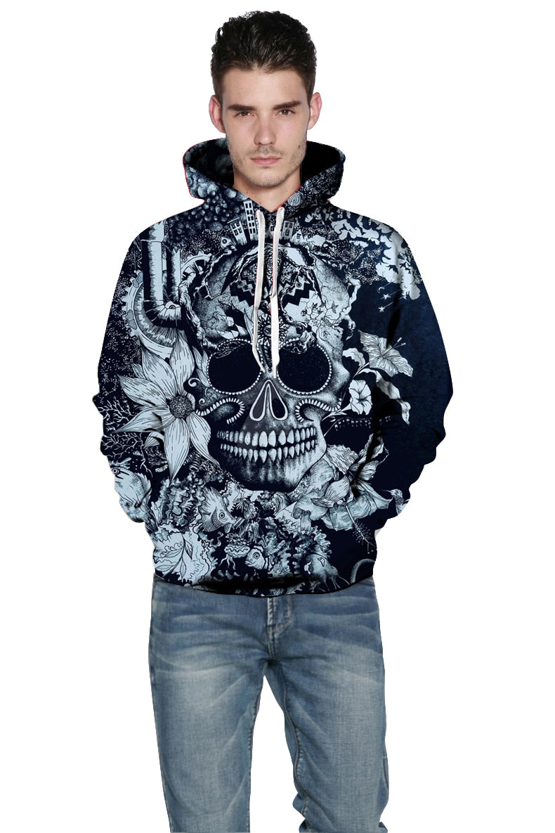 New Fashion Cartoon Hoodies Men Women 3D Hoody Tops Casual Pullovers