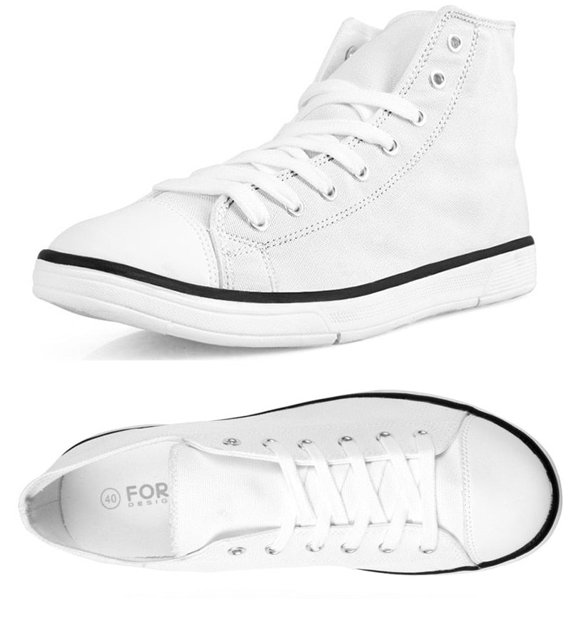 Trendy Sugar Skulls Pattern Women Sneakers Summer Autumn High Top