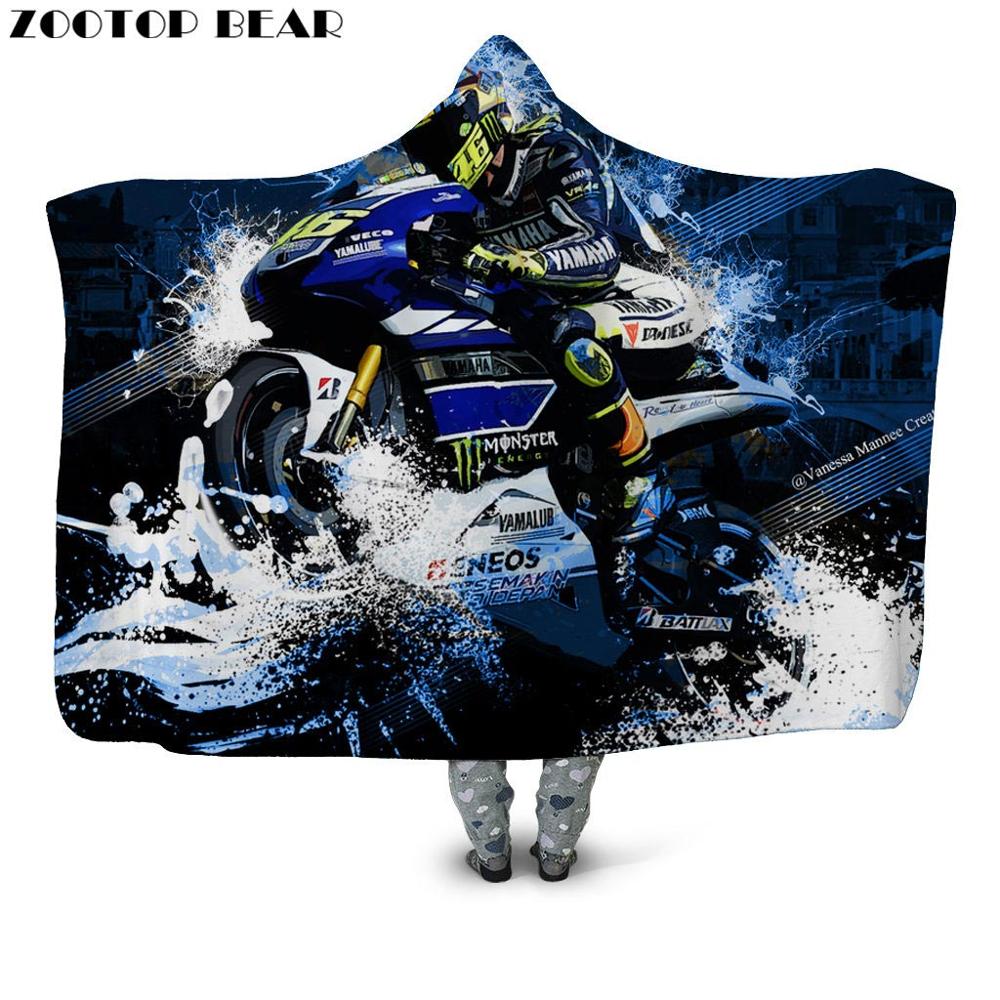 Color Butterfly Hooded Blanket Anime Bedding Brand Casual Fashion Skull
