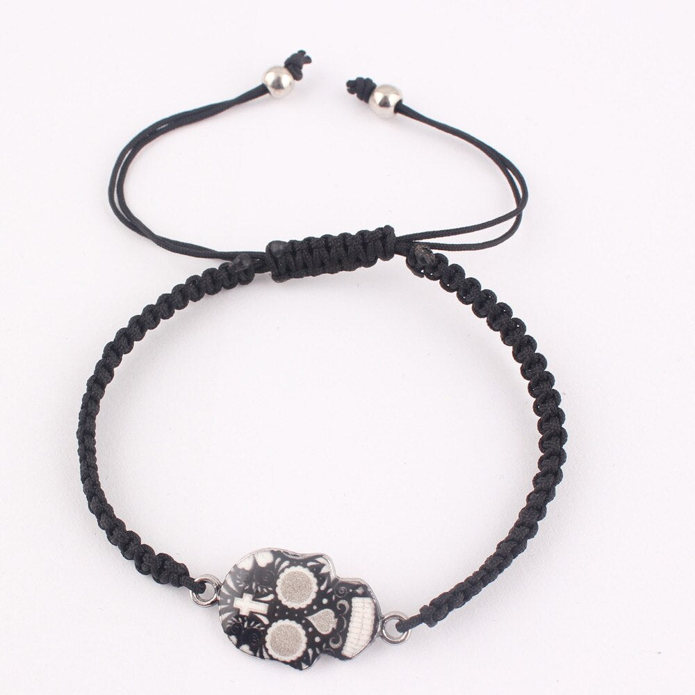 Hot Sale Skull Charms Bracelets For Women Men Fashion Jewelry Adjustable Bracelets