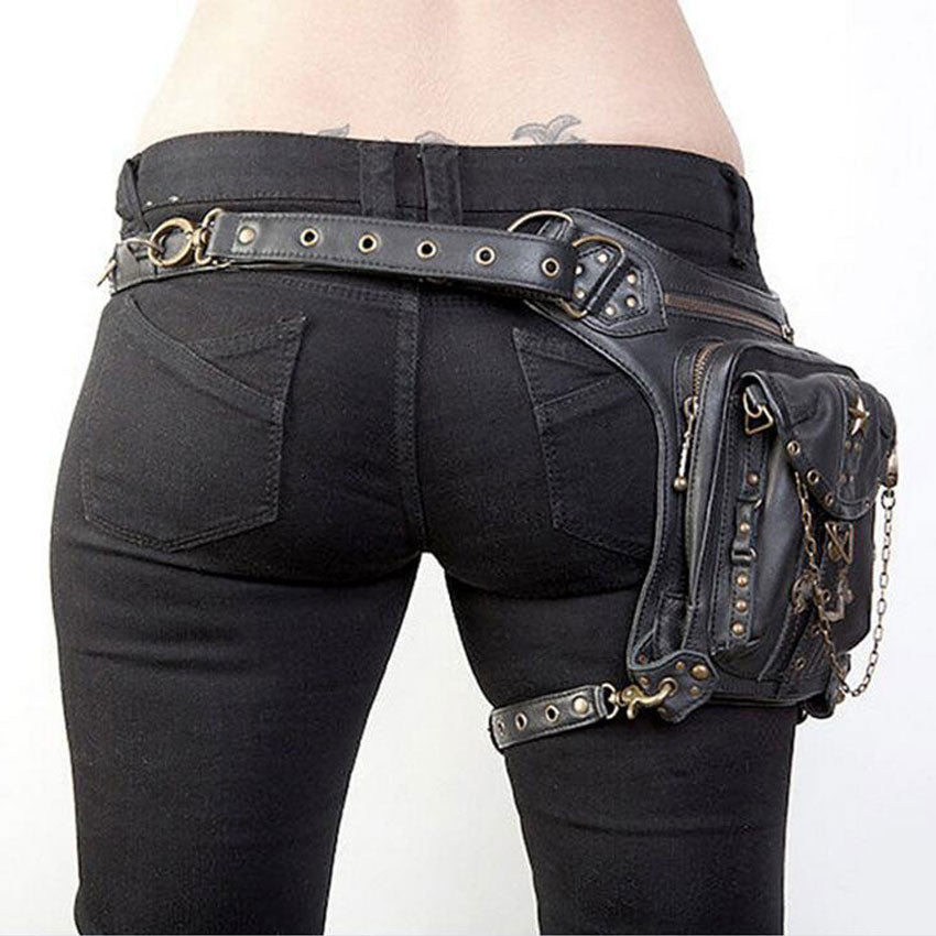 Lady Pockets Retro Messenger Bags Punk Vintage Steampunk