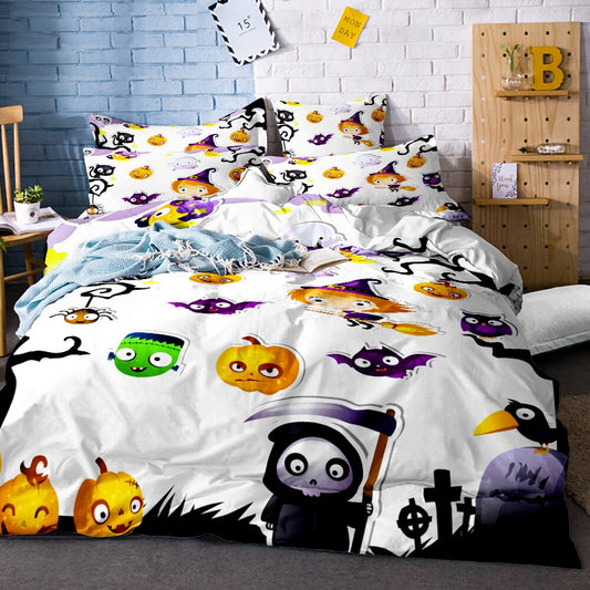 3D Halloween Bedding Set Skull Bedding Set Marylin Monroe Duvet Cover
