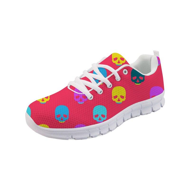 Summer Slip-on 3D Skull Print Trend Women Flats