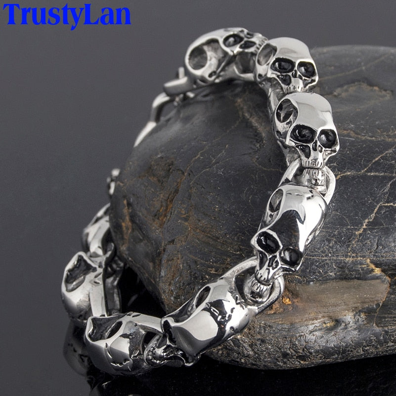 Stainless Steel Mens Friendship Bracelets Punk & Hippe's