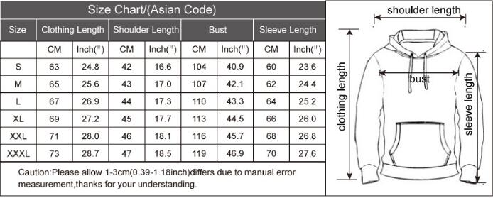 Hoodies Sweatshirts Men Women 3D Pullover Funny Rock Tracksuits Hooded Male Jackets Fashion