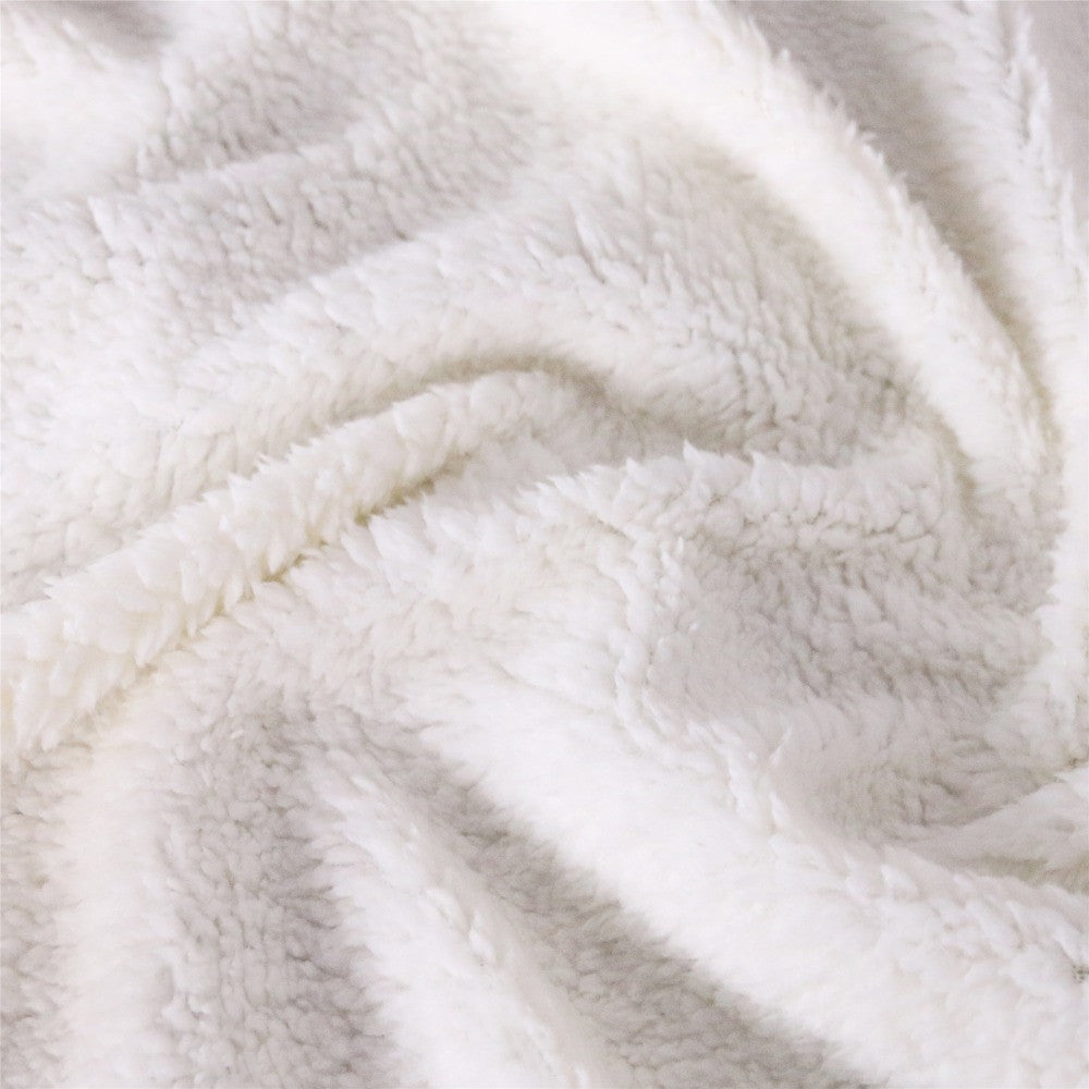 Sugar Skull Flower Hooded Blanket for Adults Kids