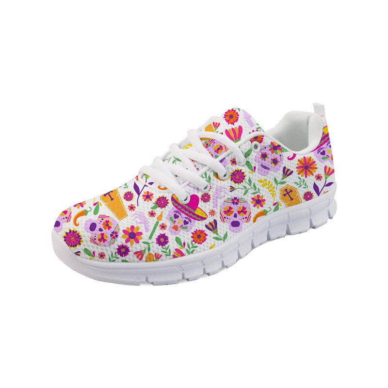 Summer Slip-on 3D Skull Print Trend Women Flats