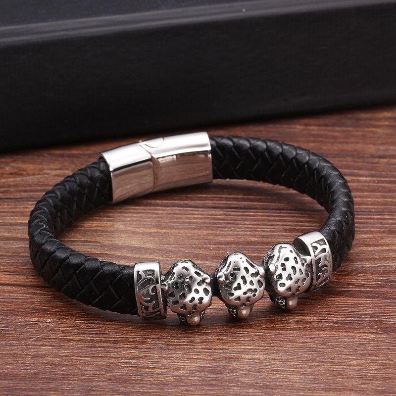 Vintage Diy braid Motorcycle Sporty Charm Bracelets