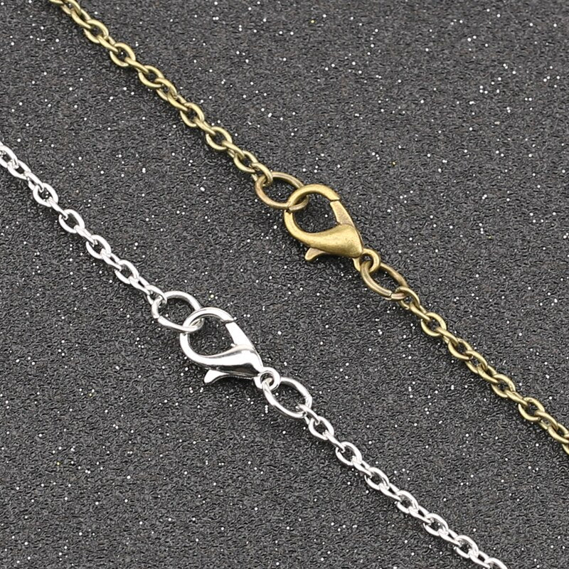 Skull Hand Necklace Skeleton Bone Claw Gothic Punk Vintage Antique Bronze Silver