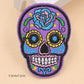 9pcs/lot Punk Rock Skull Embroidery Patches Various Style Flower Rose Skeleton Iron On Biker Patches Clothes Stickers Applique