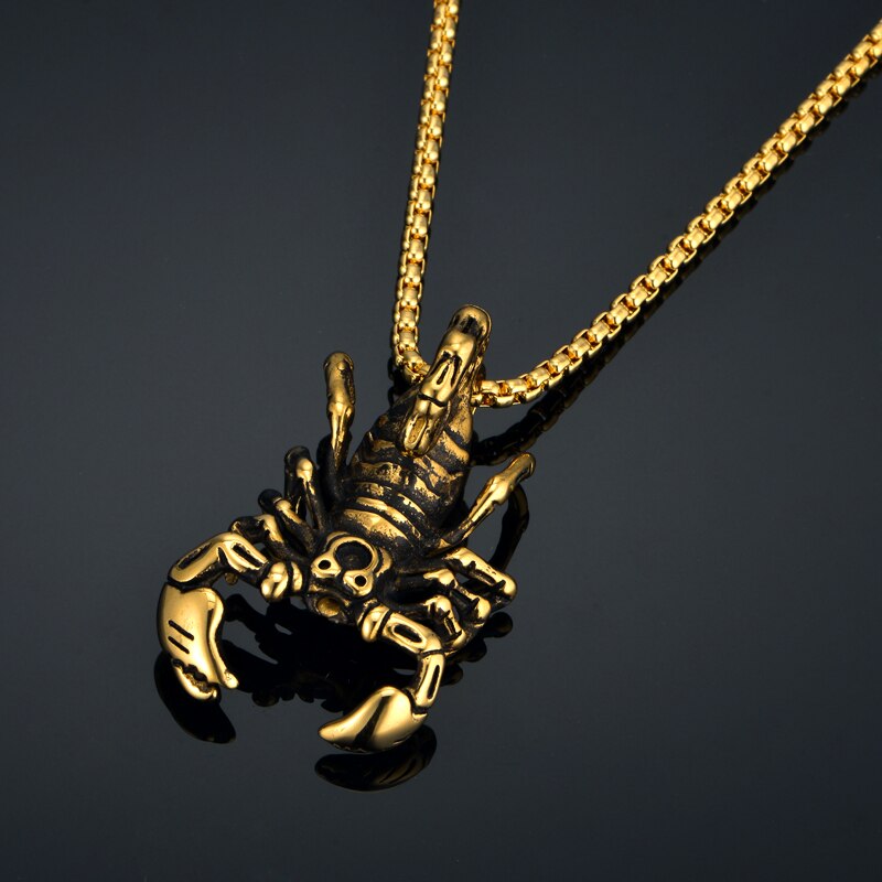 Zodiac Scorpion Neck Necklace Pendant