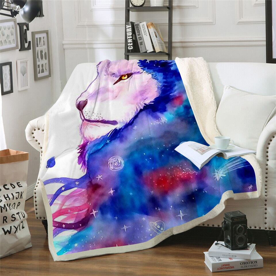 3D Punisher Skull Printed Velvet Plush Throw Blanket Bedspread