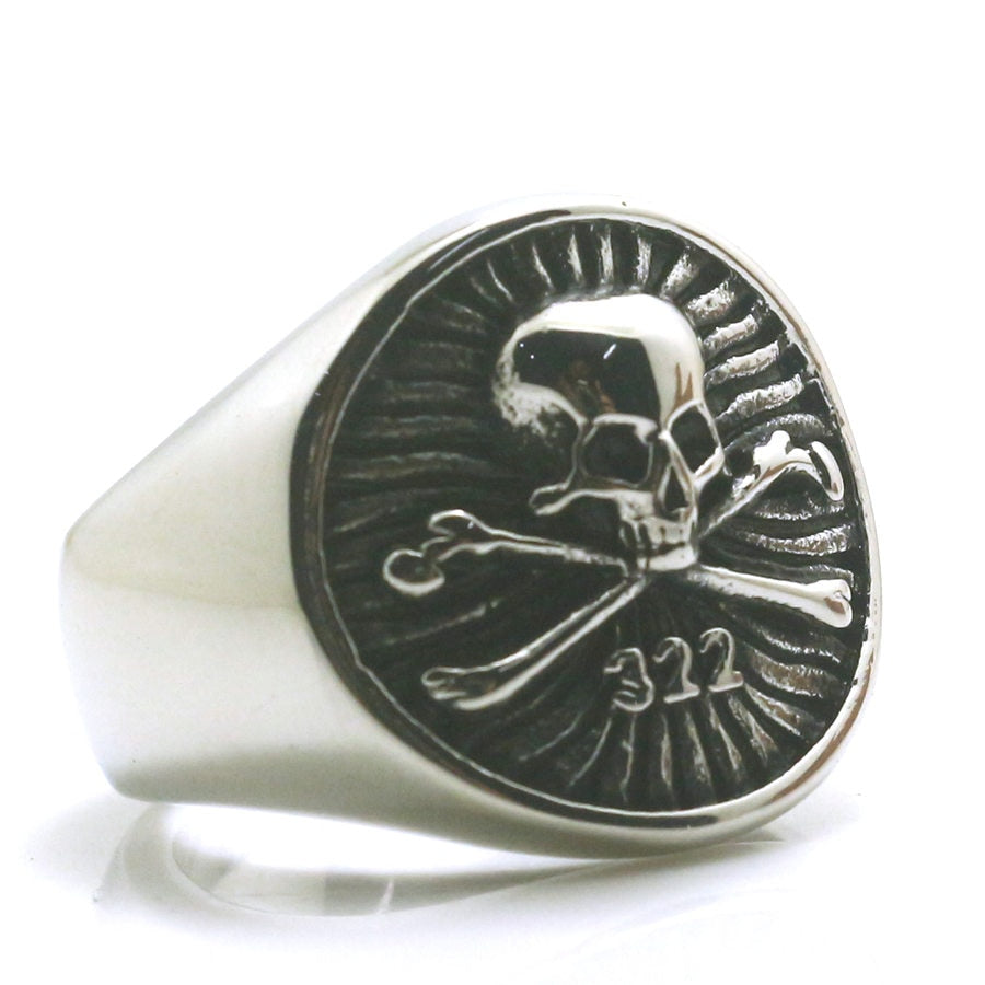 Stainless Steel Cool 322 Pirate Skull Newest Ring