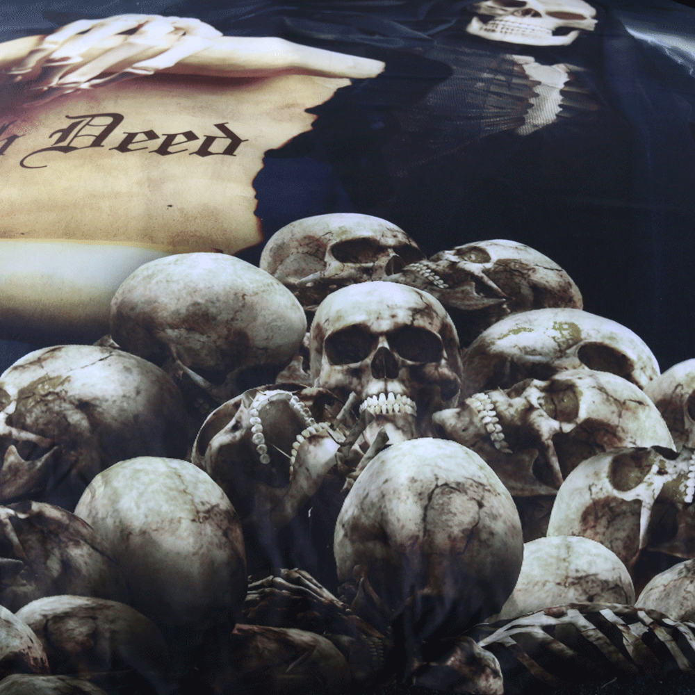 Skull Bedding Set Death Deed Duvet Cover 3pcs