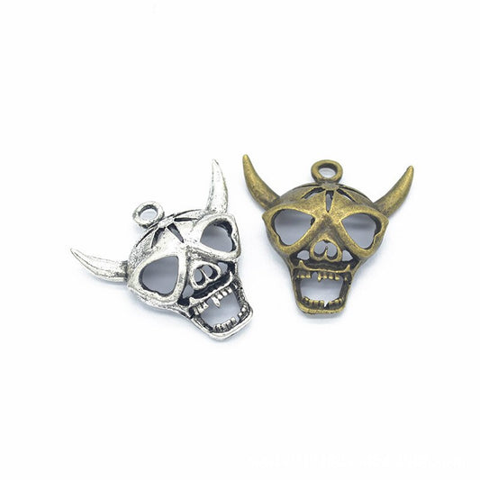 16pcs Cow Skull Charms DIY Jewelry Making Pendant Fit