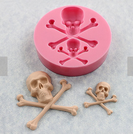 silicone molds cake decoration tools cake baking tools skull