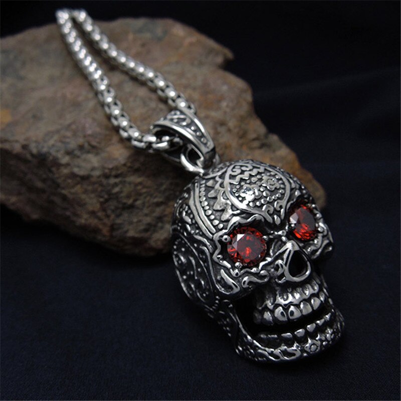 Modyle Cool Punk Rock Cubic Zirconia Eyes Retro