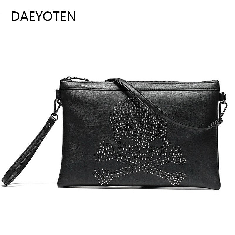 Women Handbags New Fashion Skull Clutch Bag