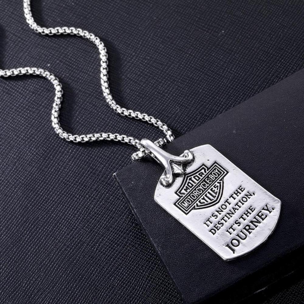 2020 Western Vintage Hip-hop Plain Pendant Necklace