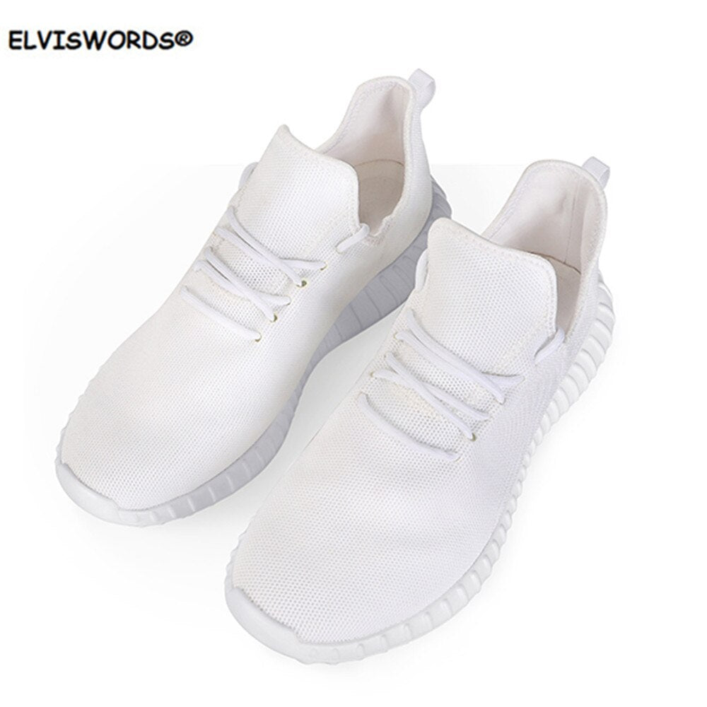 Women's Flats Shoes Tropical Leaves Skull Printed Girls Sneakers