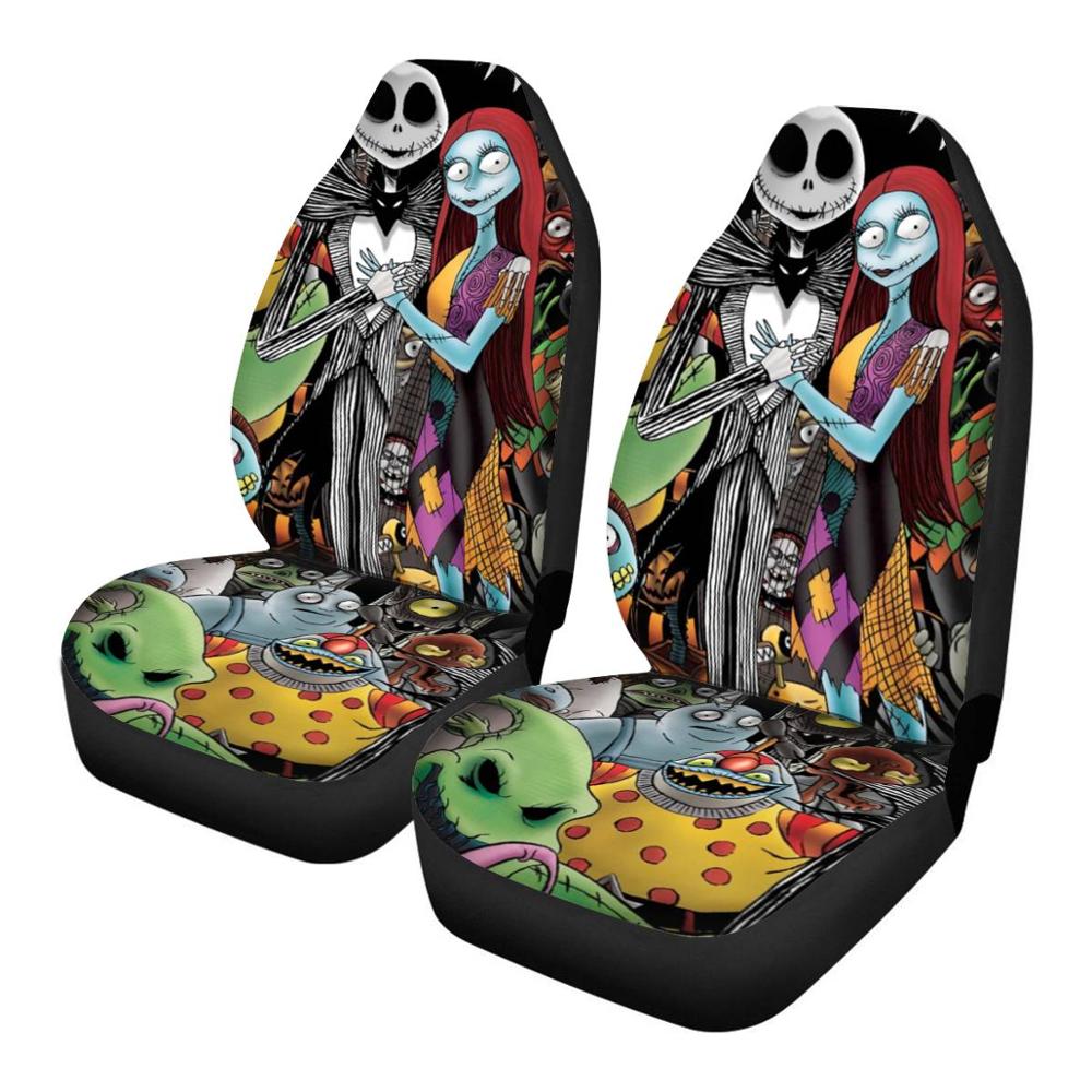 The Nightmare before Christmas Design Car Seat Cover Cartoon Car Protector Case
