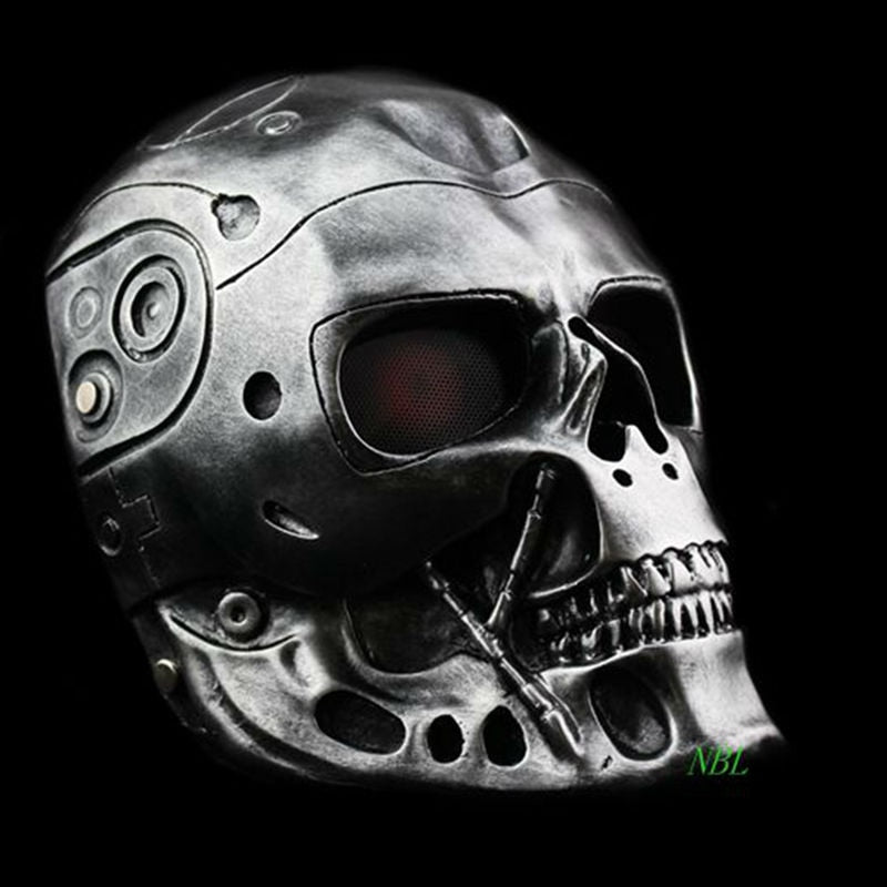 Halloween COS Terminator Helmet Masks Horror CS Paintball Ghost Creepy