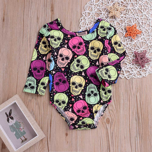 Halloween Cloth Toddler Costumes Baby Long Sleeves Skull