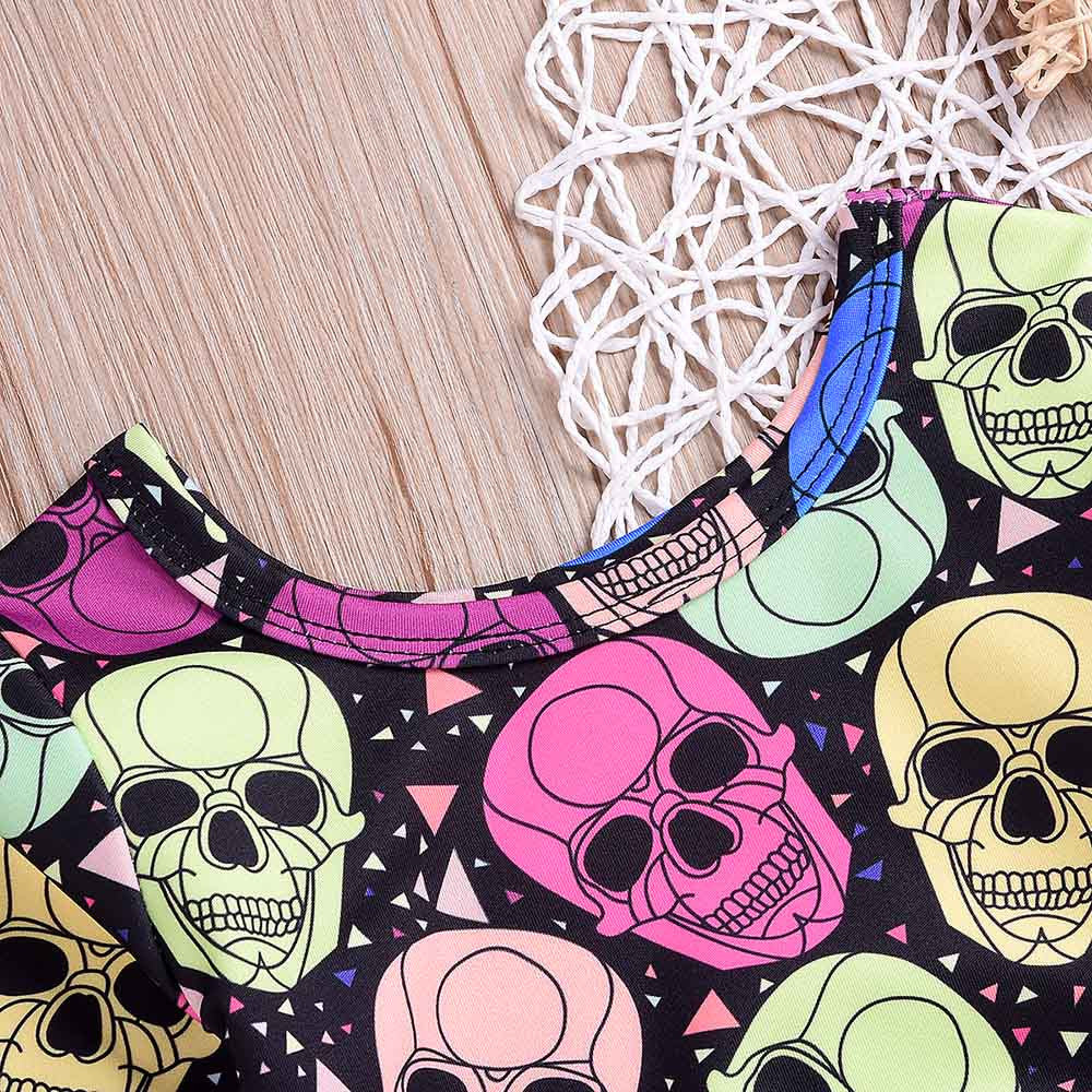 Halloween Cloth Toddler Costumes Baby Long Sleeves Skull